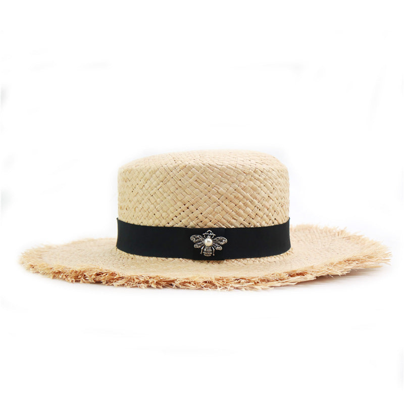 Lafite Grass Flat Top Straw Hat