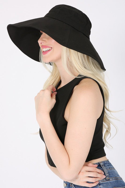 WIde Brim Bucket Hat