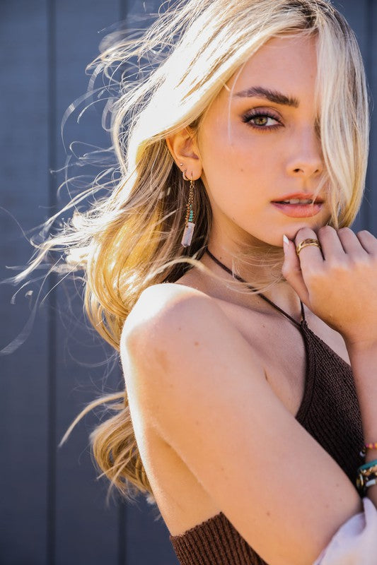 Crystal Drop Earrings