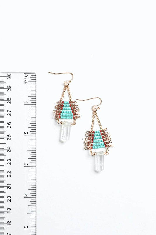 Crystal Drop Earrings