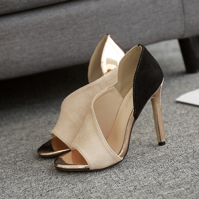 Fish Mouth Stiletto Heels