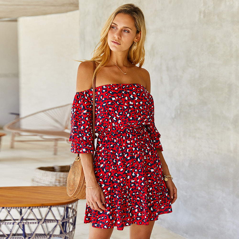 Elegant Leopard Dress