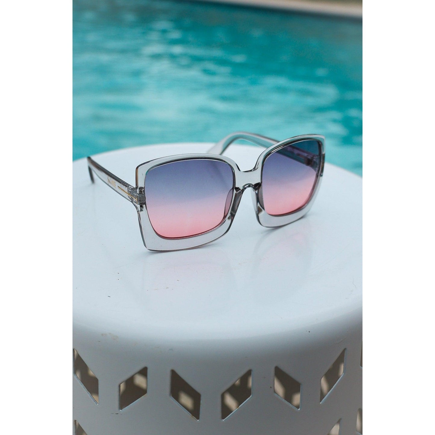 Megan Oversized Gradient Sunglasses