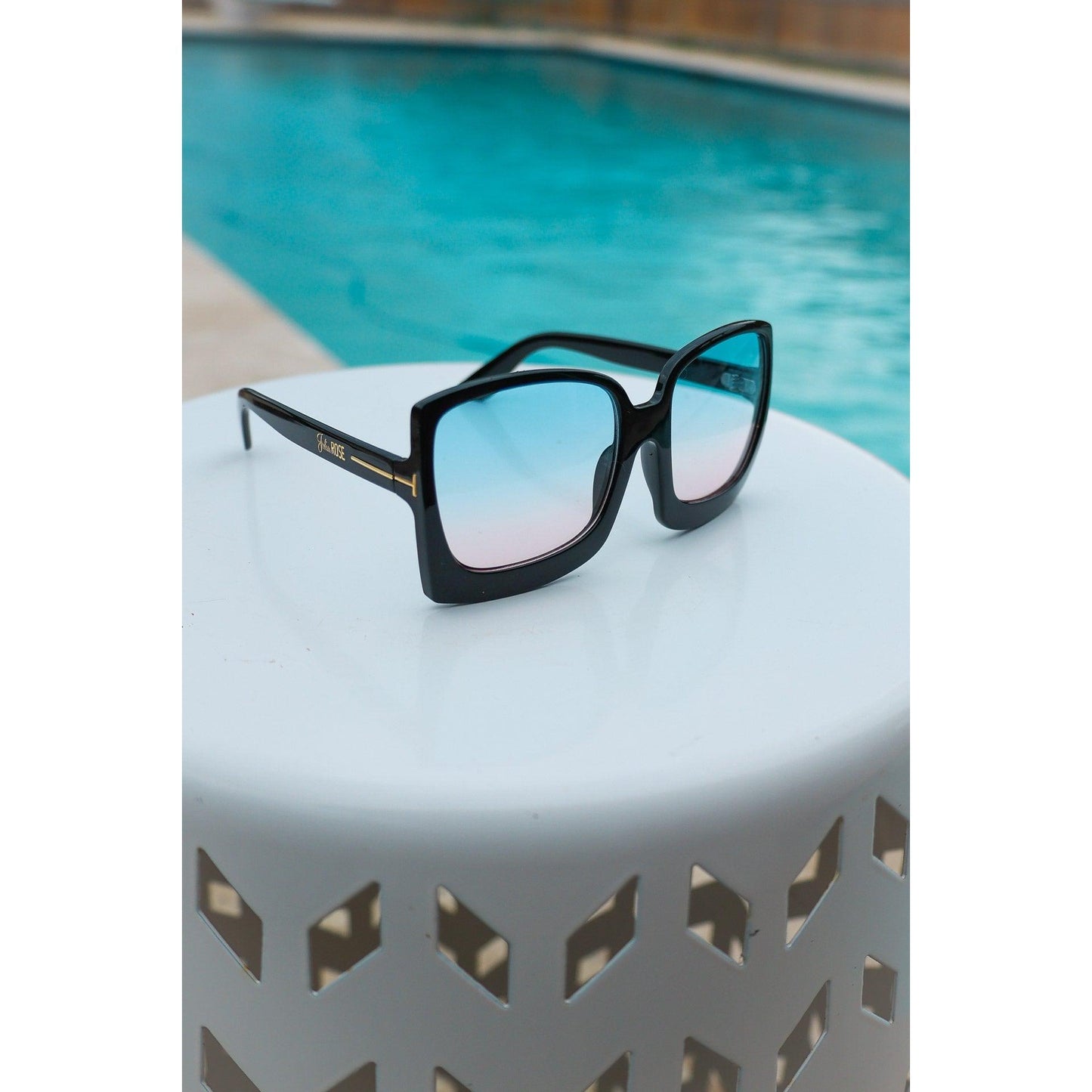 Megan Oversized Gradient Sunglasses