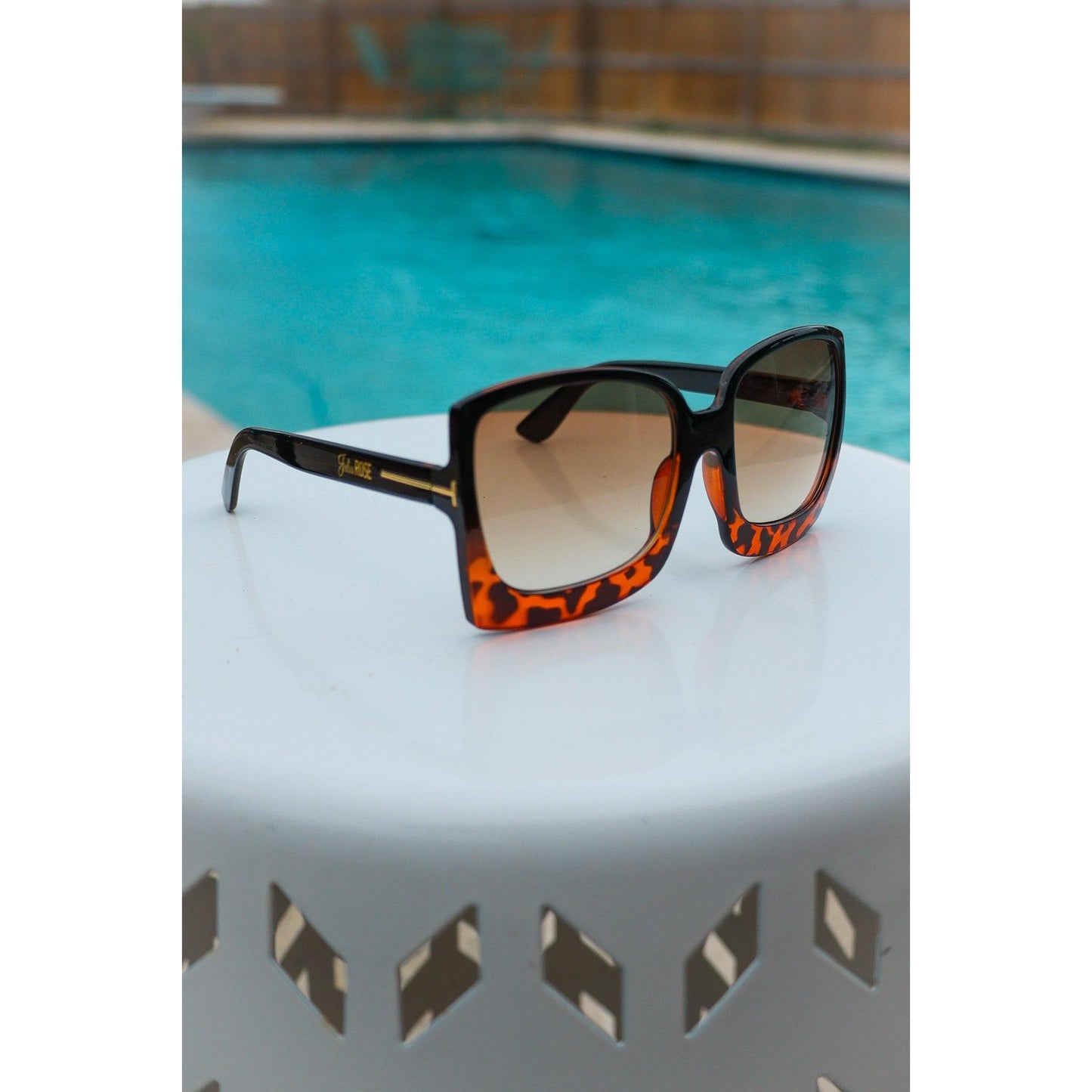 Megan Oversized Gradient Sunglasses