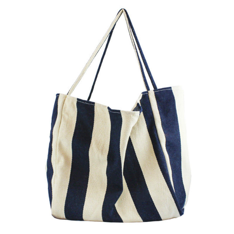 Retro Women's Fashion Stripe Shoulder Bag