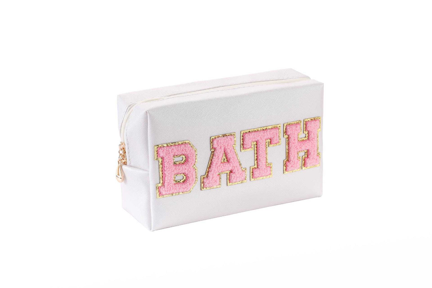 Embroidery Letter Makeup Outdoor Travel Toiletry Bag