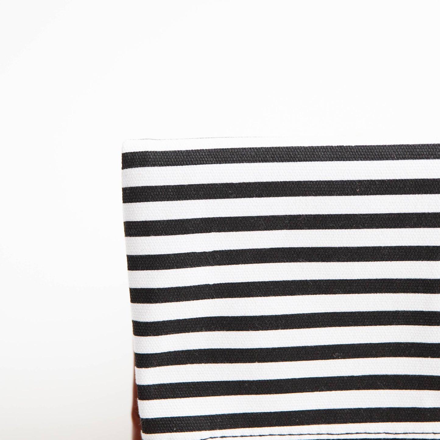 FoldOver ClutchClassic Black/White stripe
