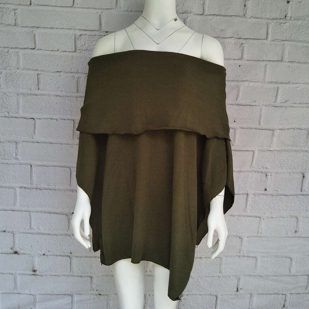 Ladies Off-the-shoulder top T-shirt
