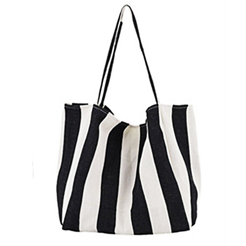 Retro Women's Fashion Stripe Shoulder Bag