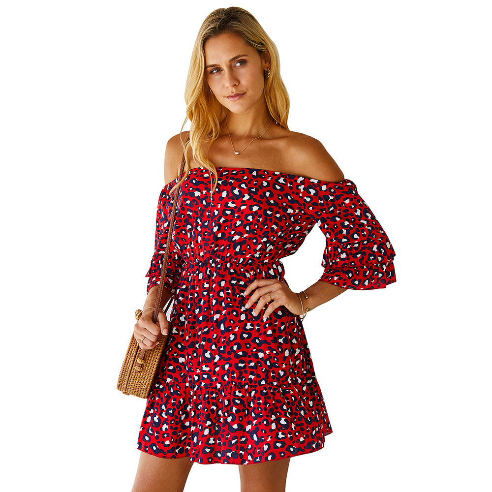 Elegant Leopard Dress
