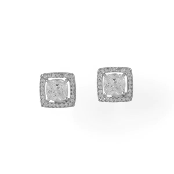 Halo Stud Earrings