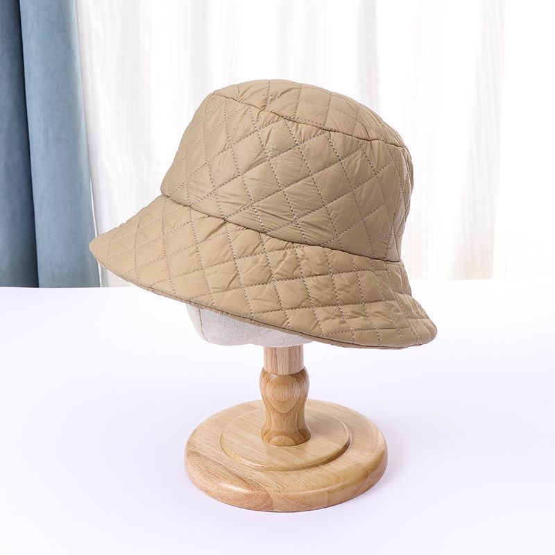 Autumn And Winter British Fashion Down Jacket Cotton Outdoor Minimalist Diamond Hat