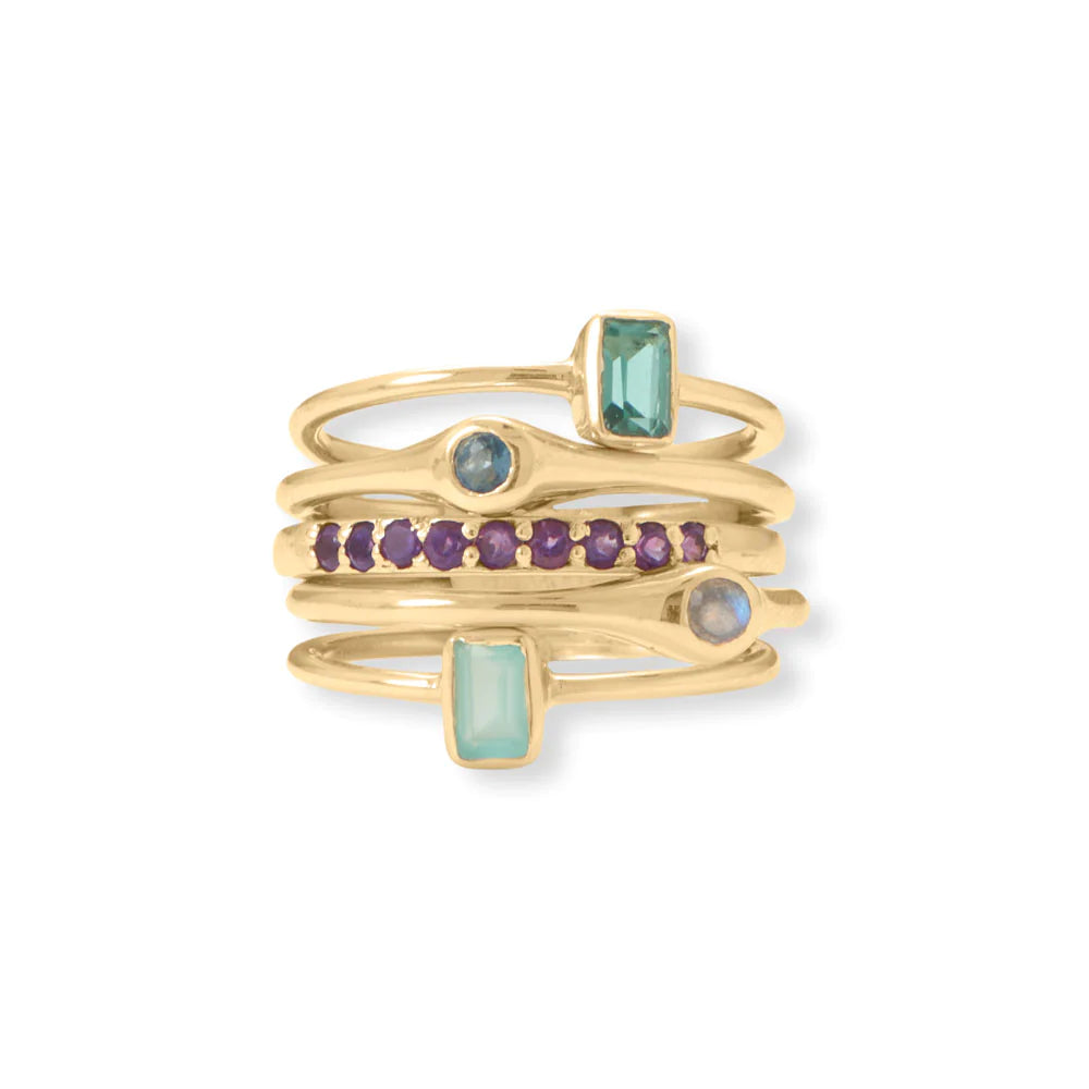 Life in Color! Five Ring Set