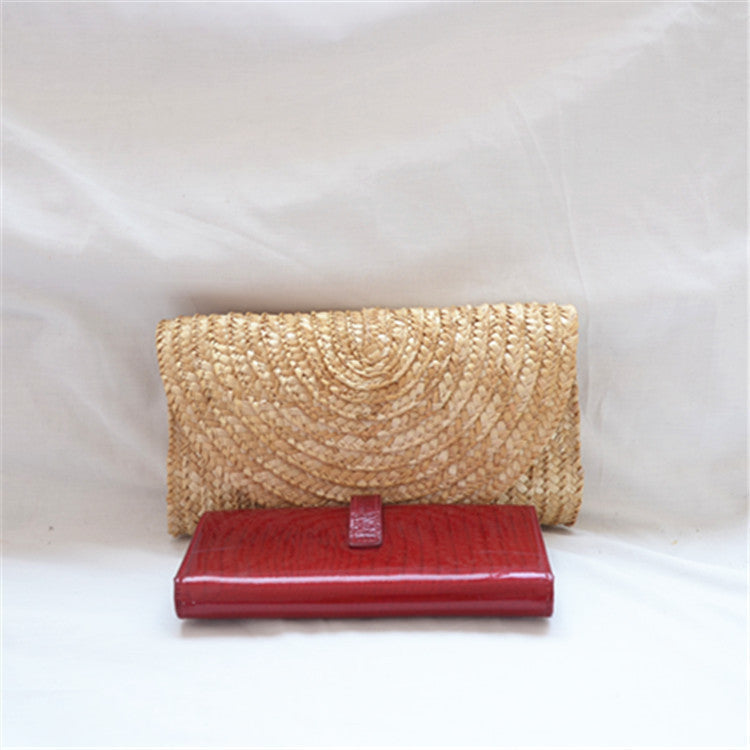Straw Woven Bag Hand-woven Clutch
