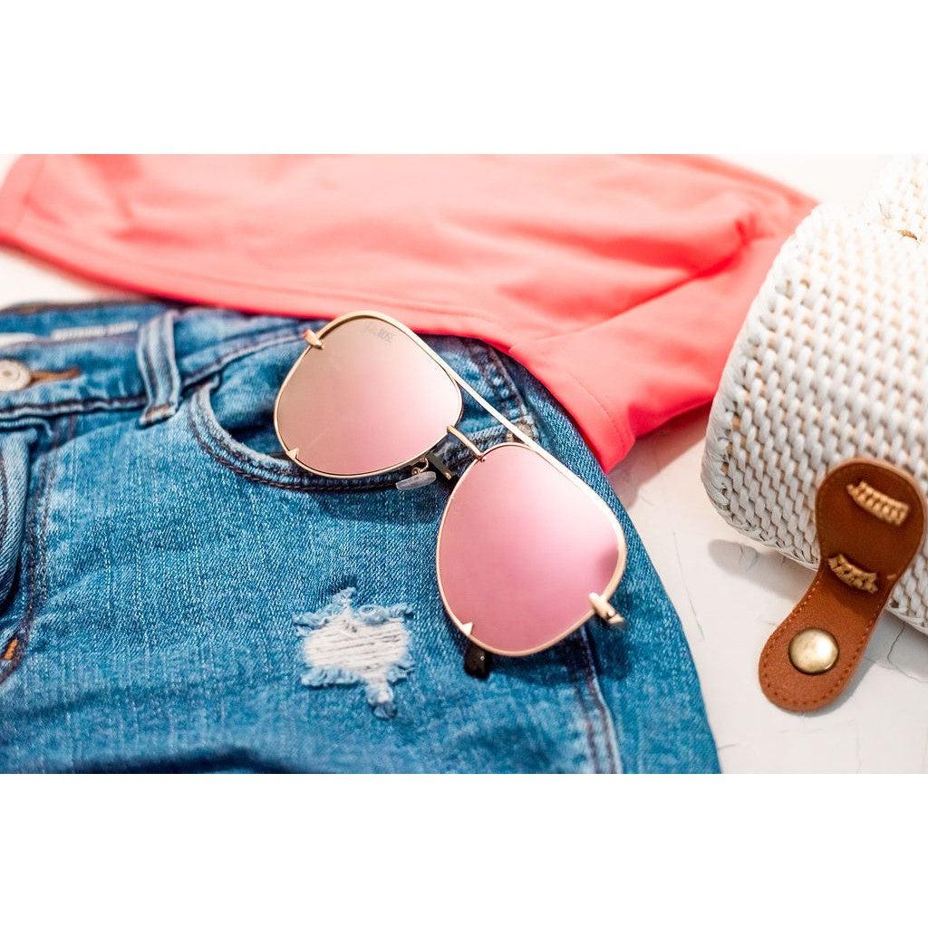 PreOrder | The Pink/Gold Kay - High Quality Unisex Aviator Sunglasses*