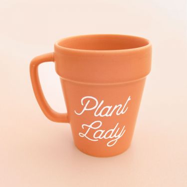 Plant Lady Ceramic Coffee Mug