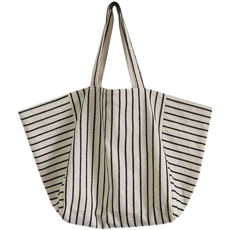 Striped Canvas Bag
