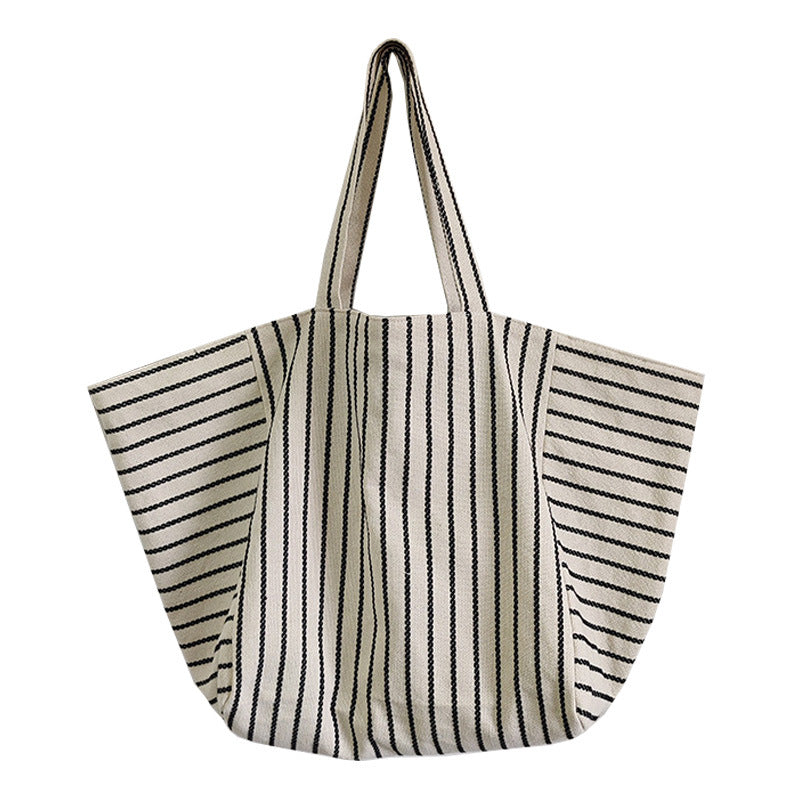 Striped Canvas Bag