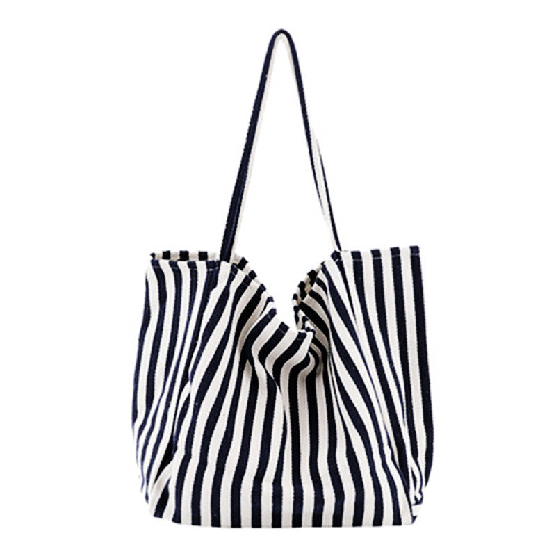 Retro Women's Fashion Stripe Shoulder Bag