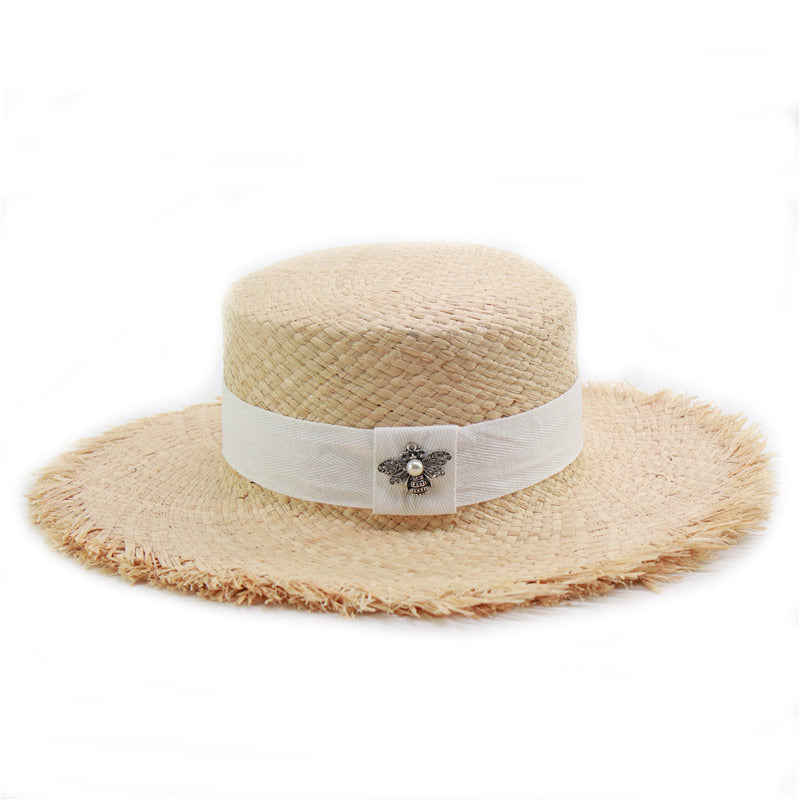 Lafite Grass Flat Top Straw Hat