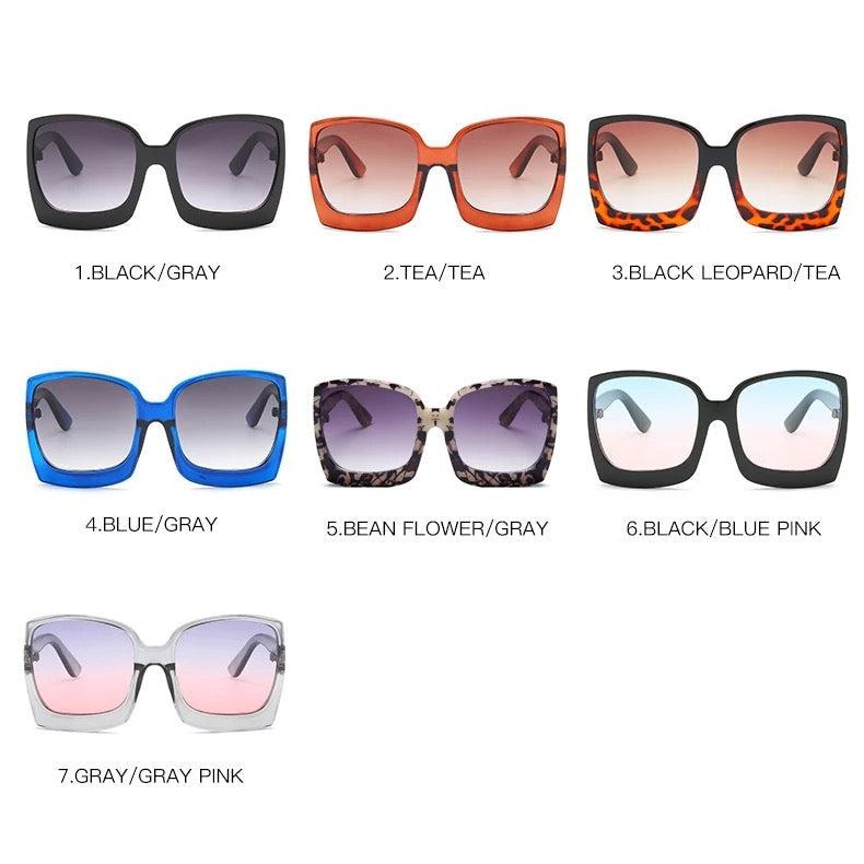 Megan Oversized Gradient Sunglasses