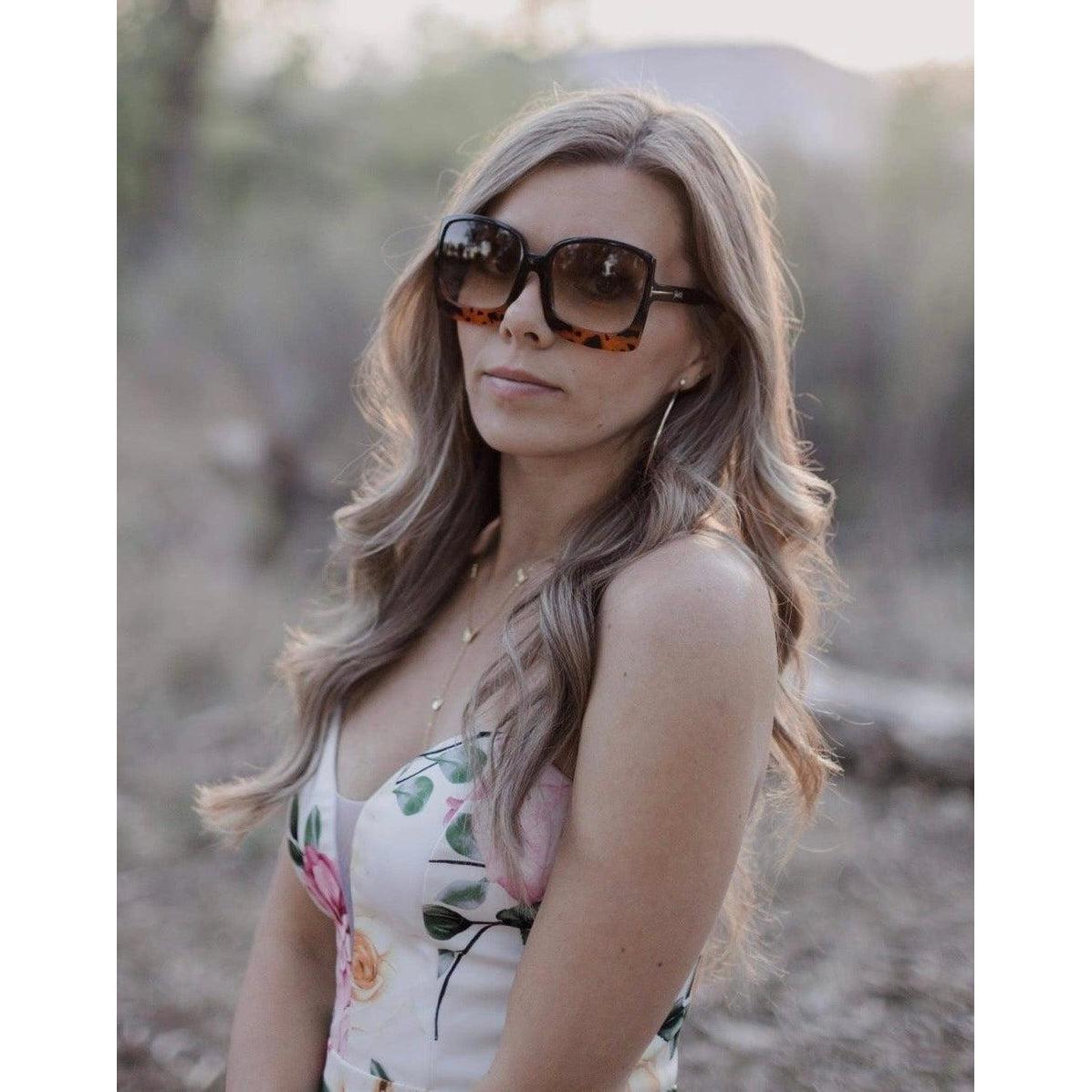 Megan Oversized Gradient Sunglasses