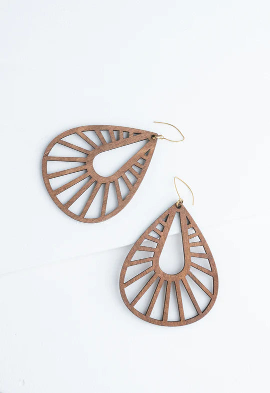 The Abide Wooden Earrings