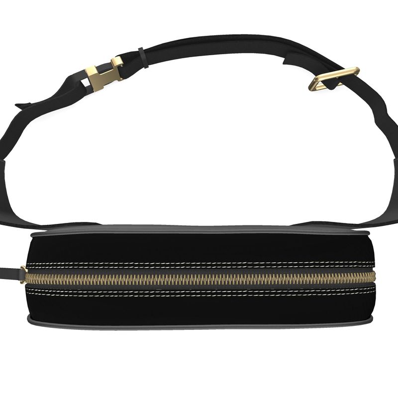 FÉTICHE BV  Cache Luxe  Leather Belt Bag (Black Trim)