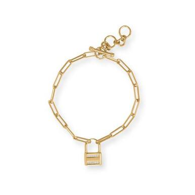 Got Me On Lock Charm Bracelet