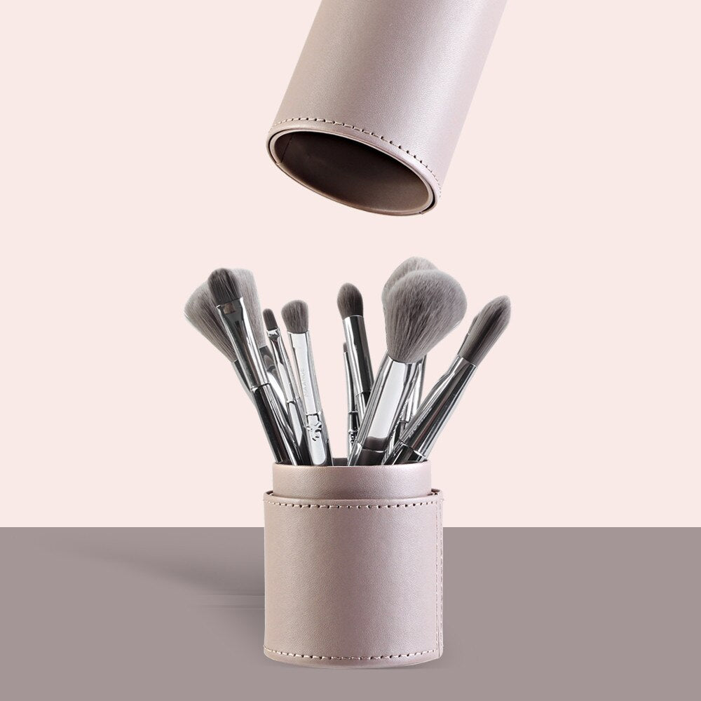 PU Leather Brush Tube Box