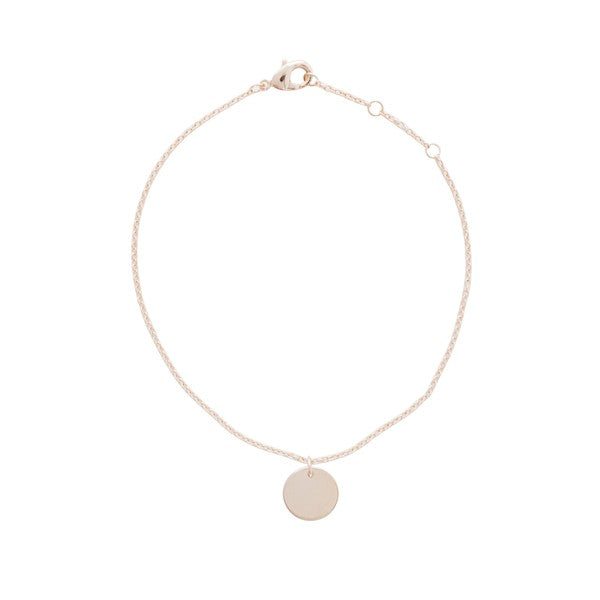 Hanging Sun Disc Bracelet