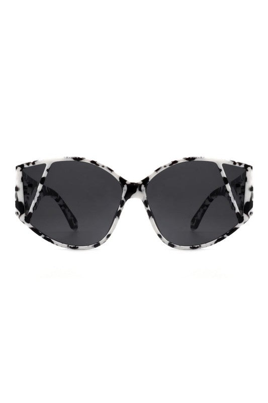 Women Geometric Round Cat Eye Fashion Sunglasses