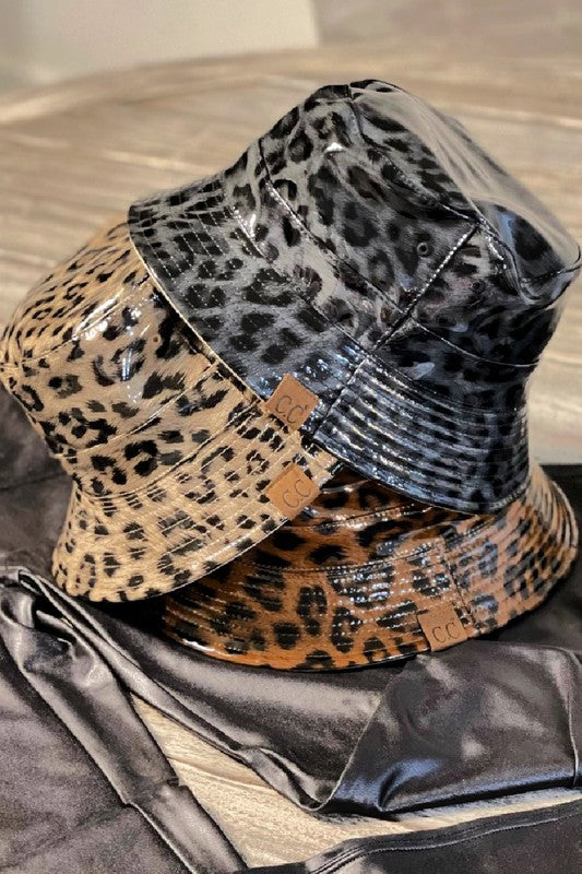 CC Leopard/Neutral Reversible Bucket Hat