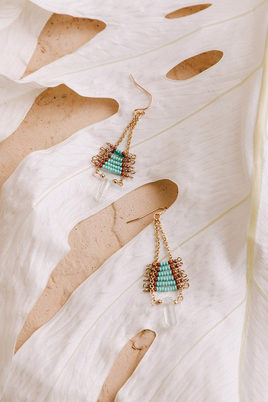 Crystal Drop Earrings