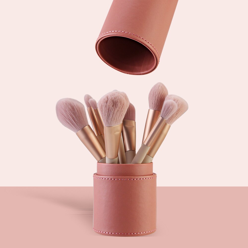 PU Leather Brush Tube Box