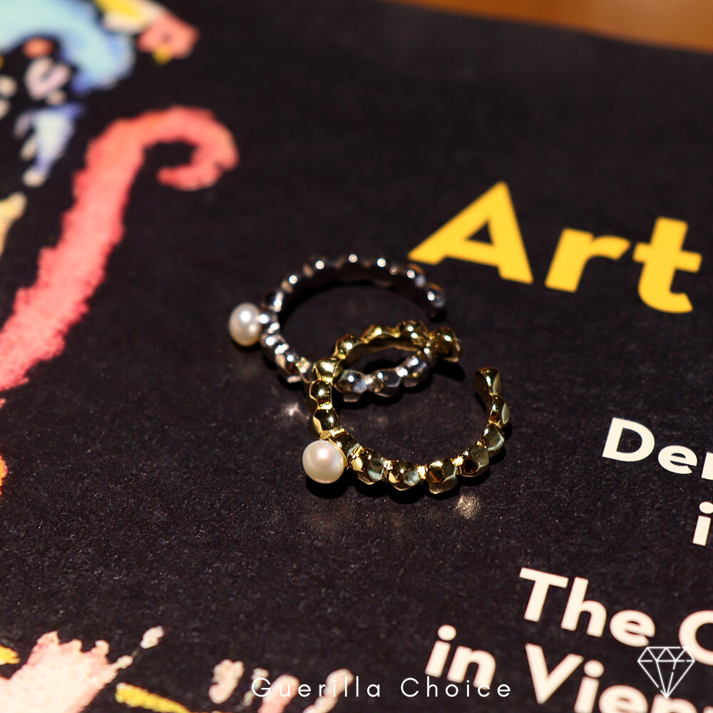 JASMINE PEARL CHARM RING