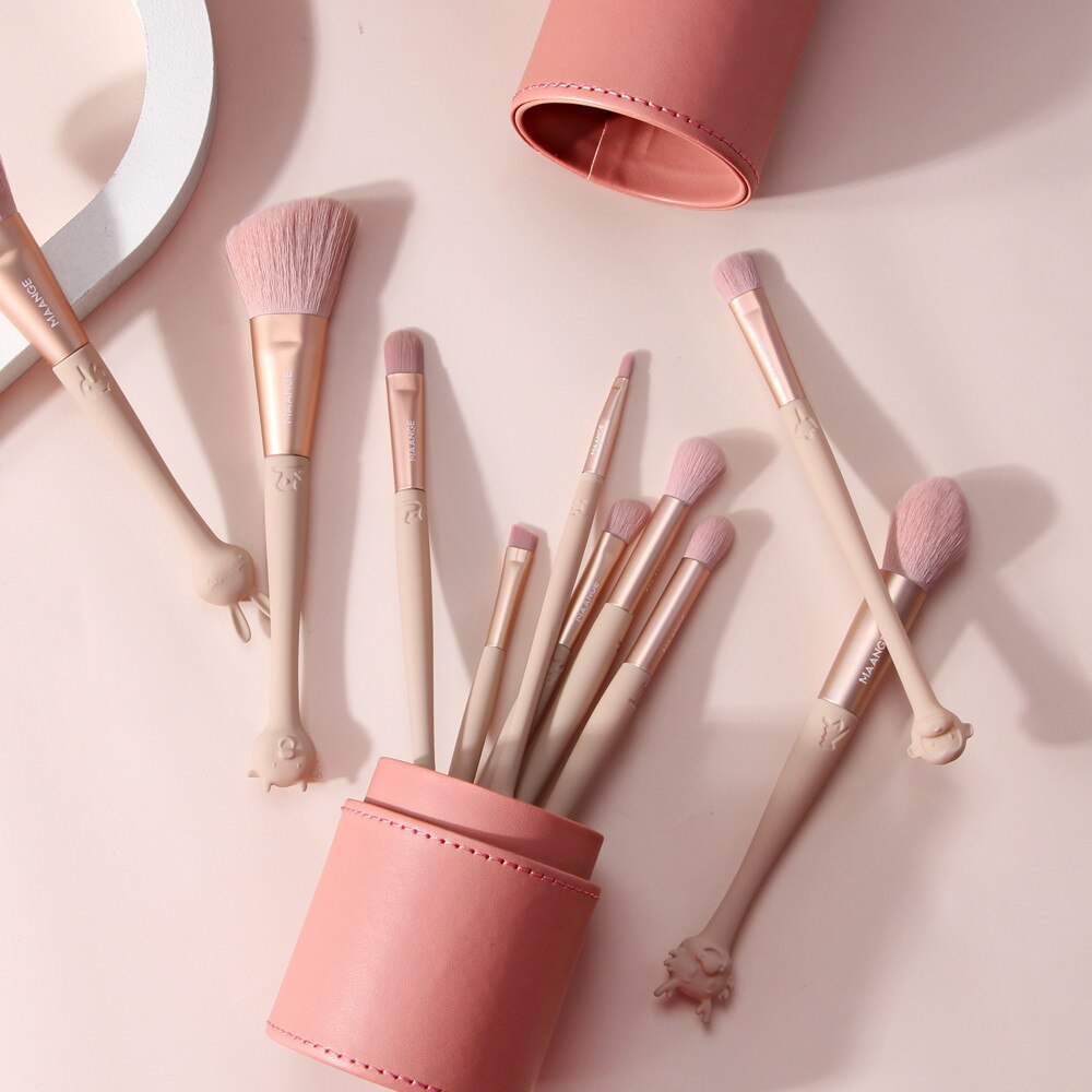 PU Leather Brush Tube Box