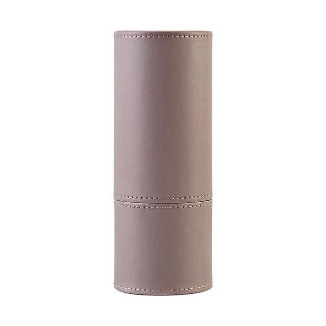 PU Leather Brush Tube Box