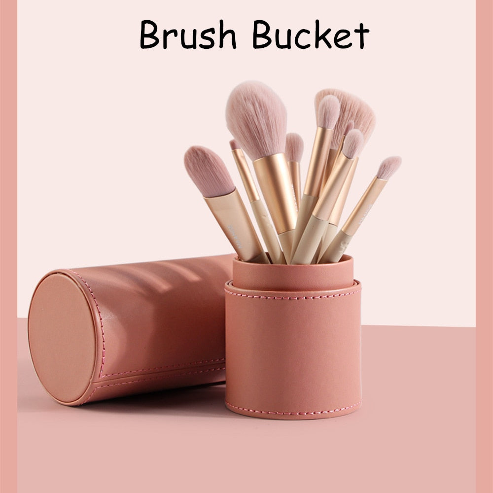 PU Leather Brush Tube Box