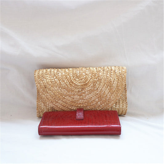 Straw Woven Bag Hand-woven Clutch