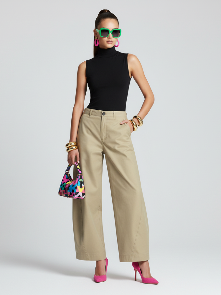 Curved Wide-Leg Pants, Nolita | Men - BYMANYC ® New York
