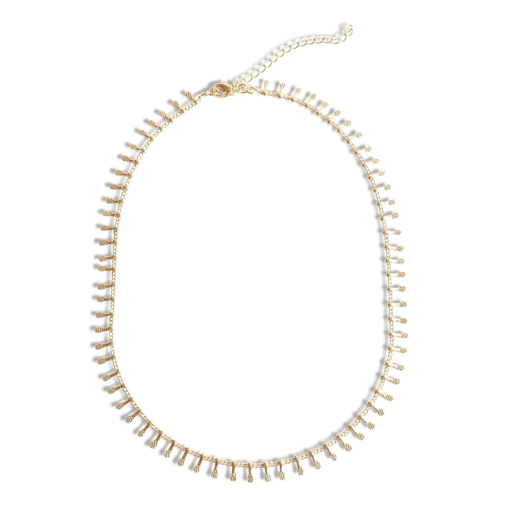 Rose + Gold + Silver Fringe