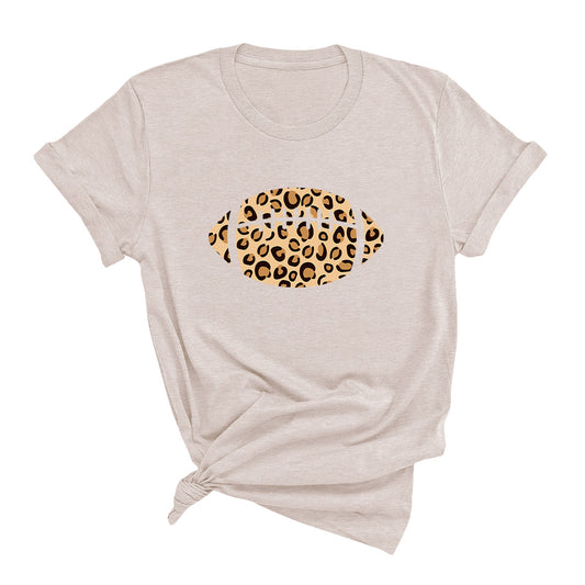 Leopard Football  T-Shirt