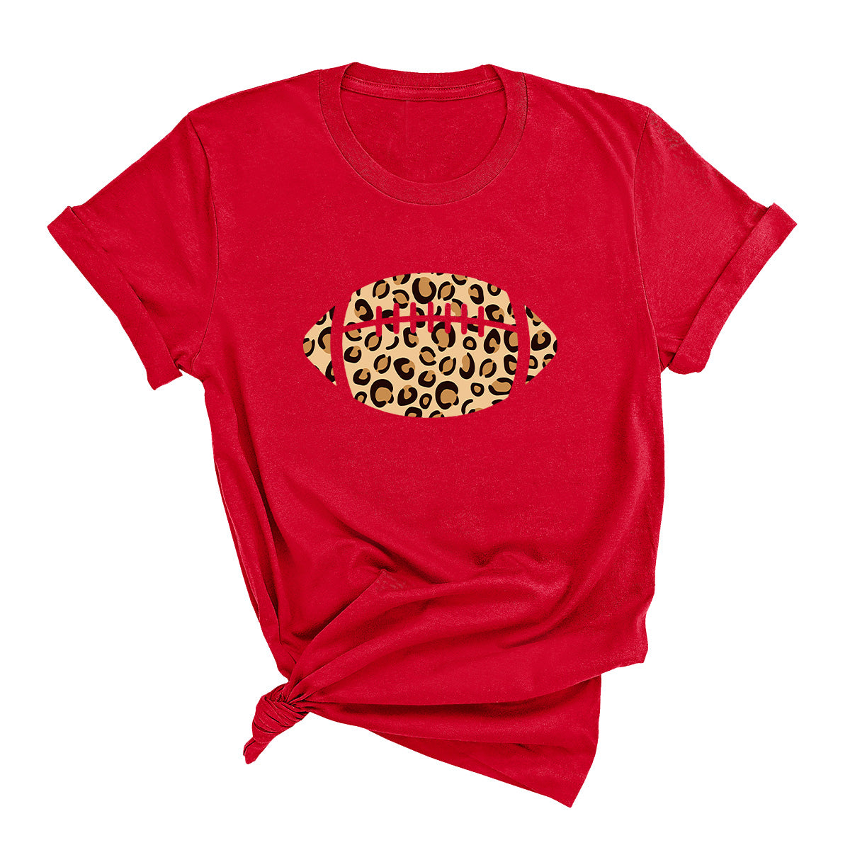 Leopard Football  T-Shirt
