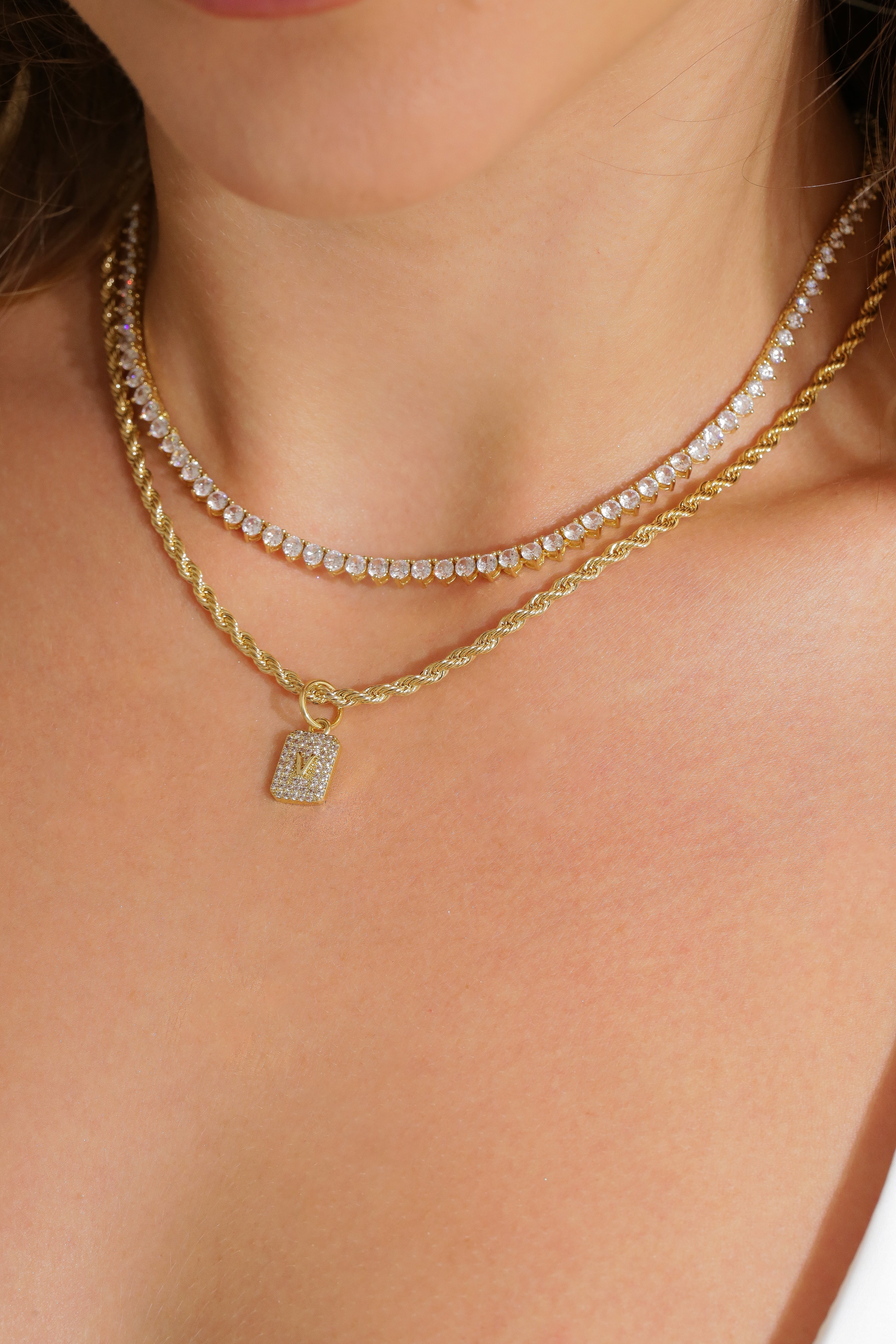 Initial Glam Necklace