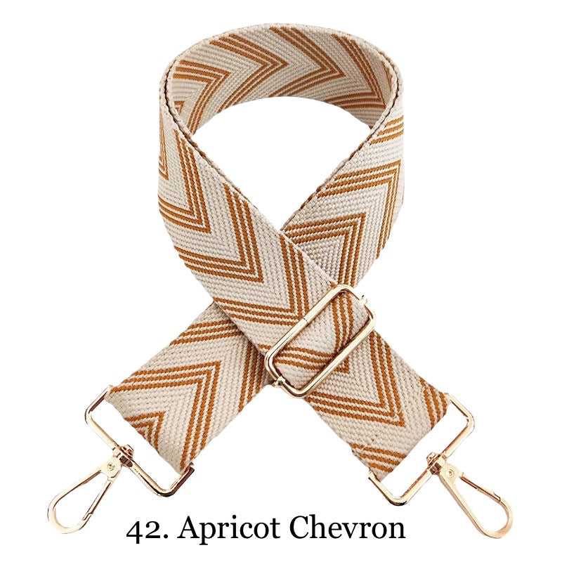 The James | Clear with Brown Trim Sling Bag - Pick Your Strap