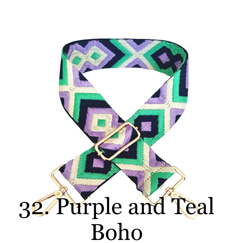 The Nora | Clear with Black Trim Stadium Courier- Pick Your Strap