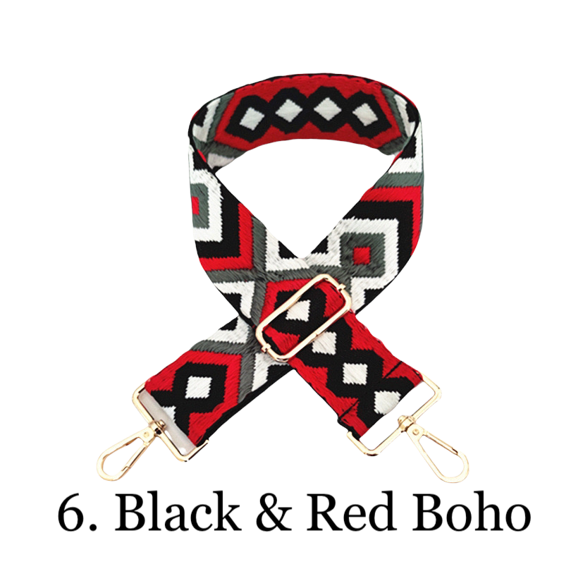 Vegan Leather Crossbody Bag (BLACK) - Pick Your Strap