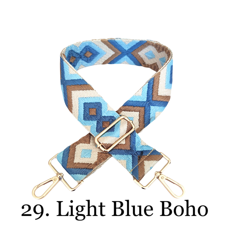 The Nora | Clear with Black Trim Stadium Courier- Pick Your Strap